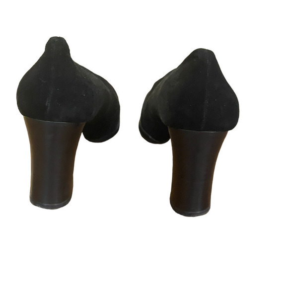 Botticelli Black Suede Heels - Size 39 1/2 - Picture 4 of 11